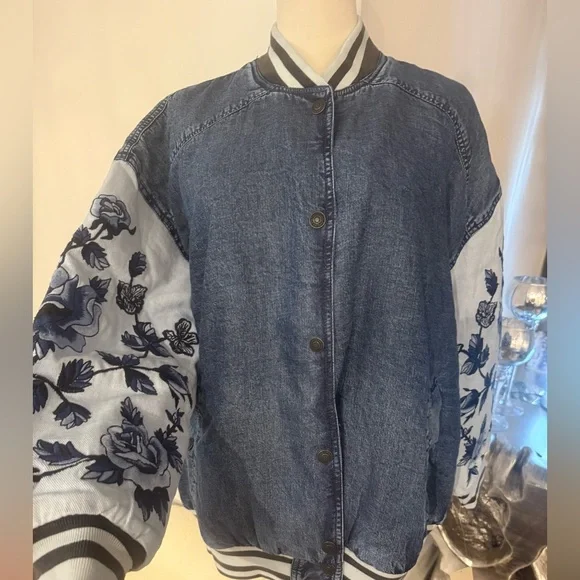 NWT Free People Team Spirit Jacket Jackets & Coats
